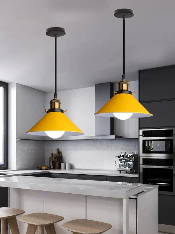 Moderne trifft - led industriële hoorn hanglamp