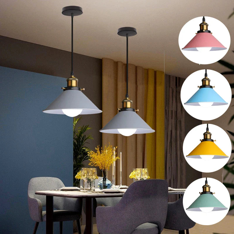 Moderne trifft - led industriële hoorn hanglamp