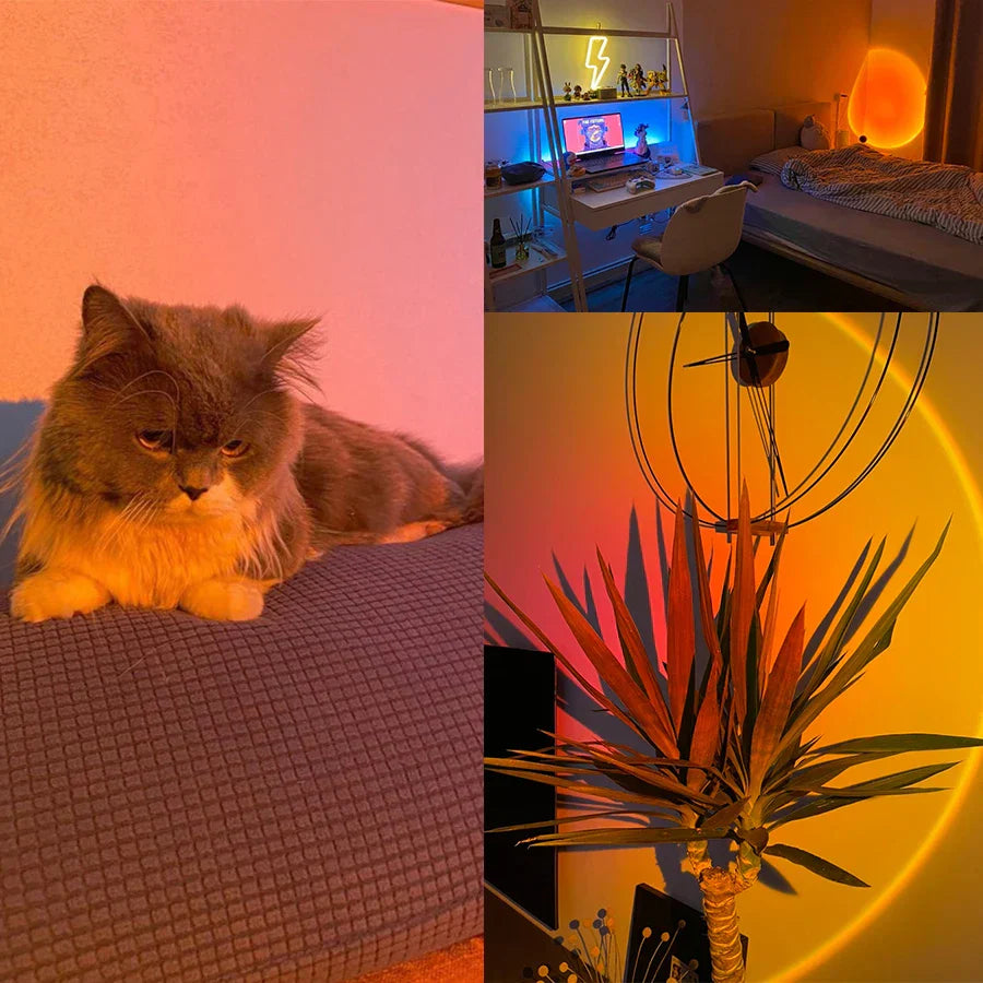 Goldenes - led lamp zonsondergang