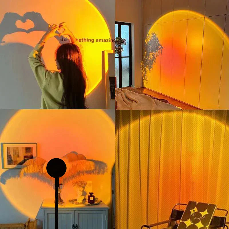 Goldenes - led lamp zonsondergang