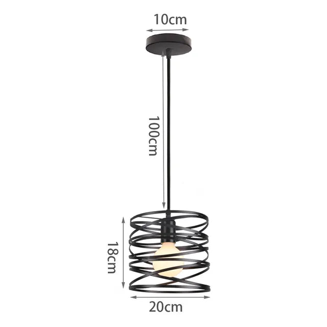 LoftLoop - Industriële twist hanglamp