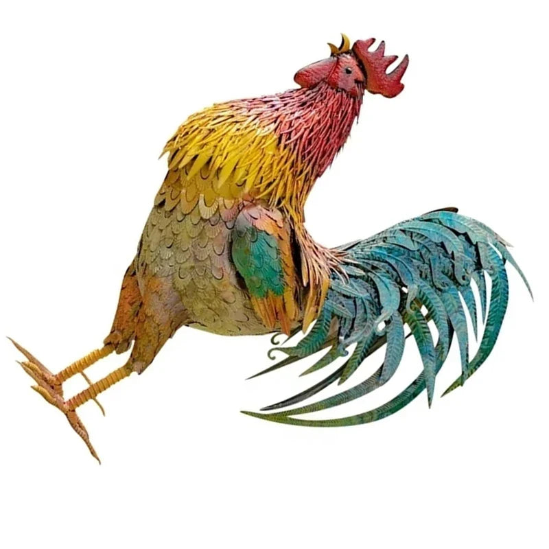 RoosterPatriot - haan sculptuur voor de veranda