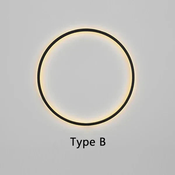 Lumiring - minimalistische ronde wandlamp