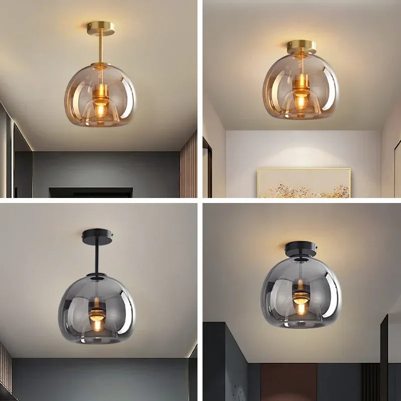 Essenceglow - minimalistische glazen plafondlamp