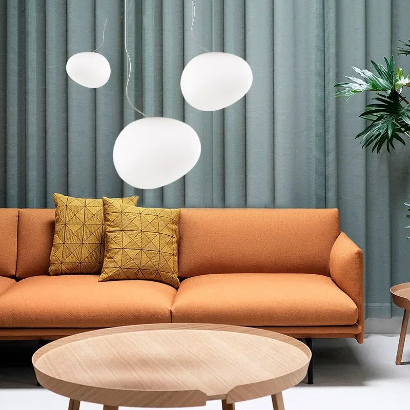Haloglow - ronde glazen hanglampen