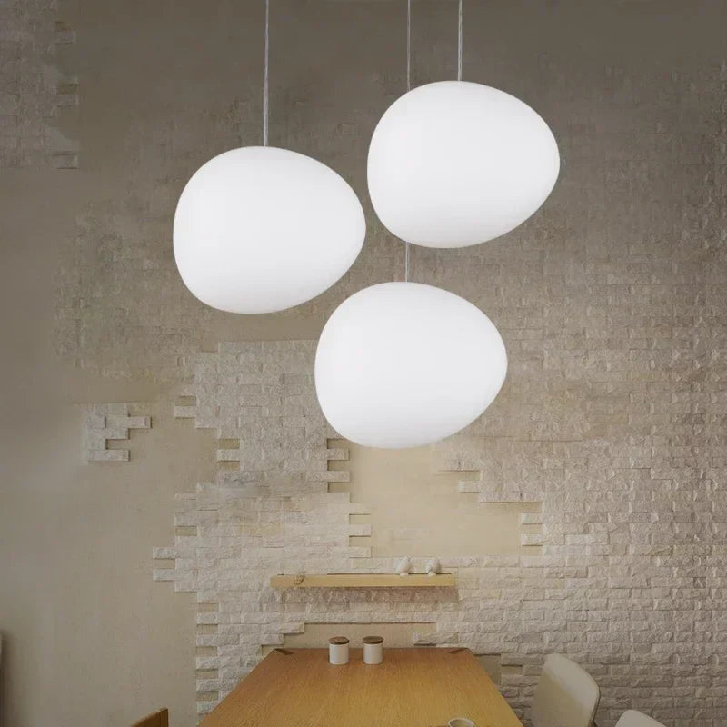 Haloglow - ronde glazen hanglampen
