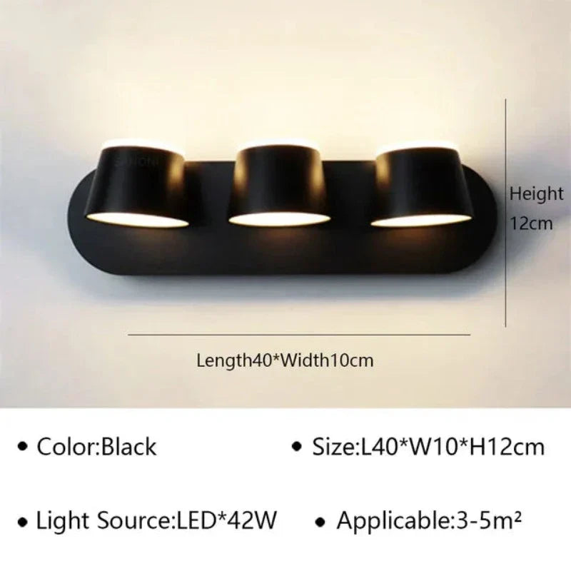 Revolvelumina - roterende wandlamp