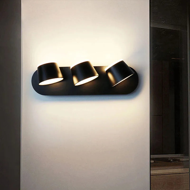 Revolvelumina - roterende wandlamp