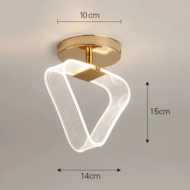 Luminouslux - moderne led plafondlamp creatieve nodic