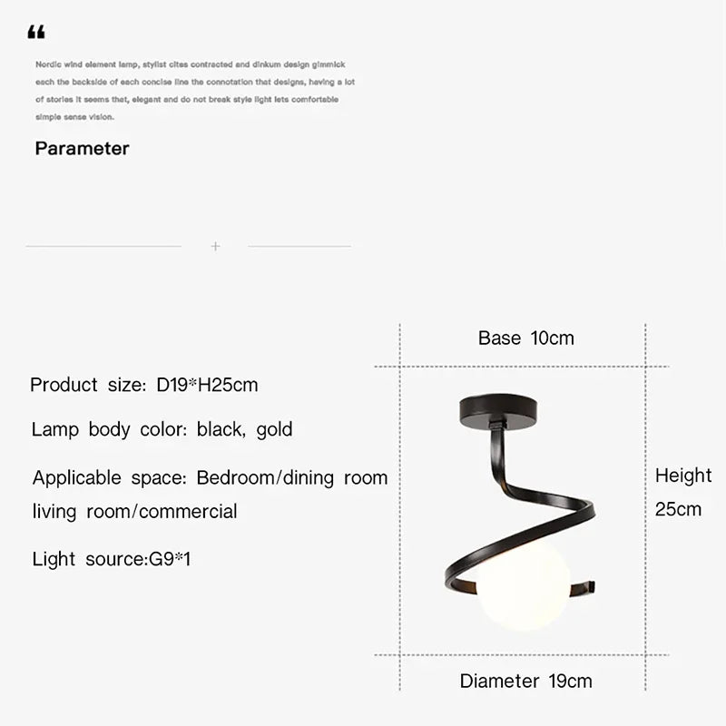 luxeglo - moderne plafondlamp