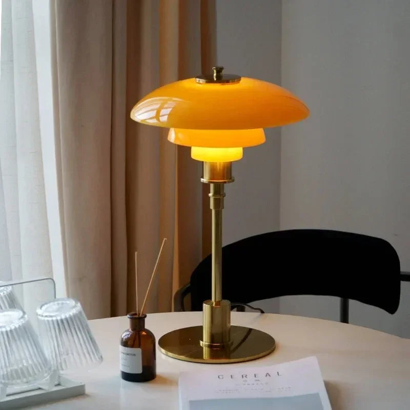 CelestialGlimmer - scandinavische eenvoudige glazen tafellamp