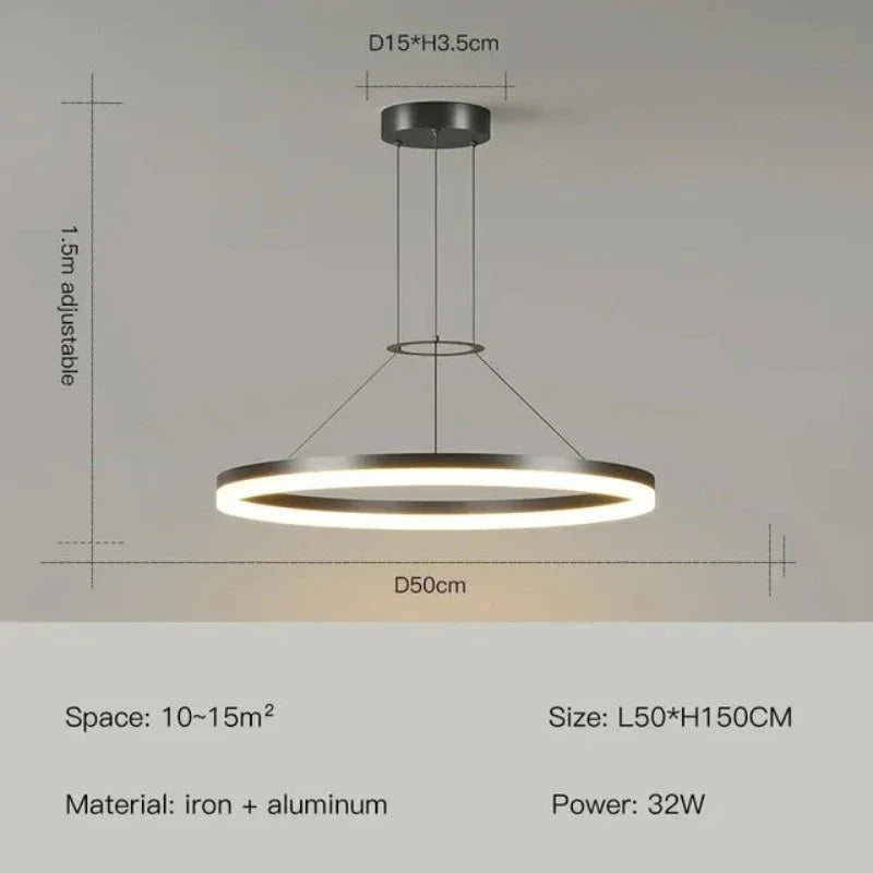 Chicradiance - slanke hanglamp