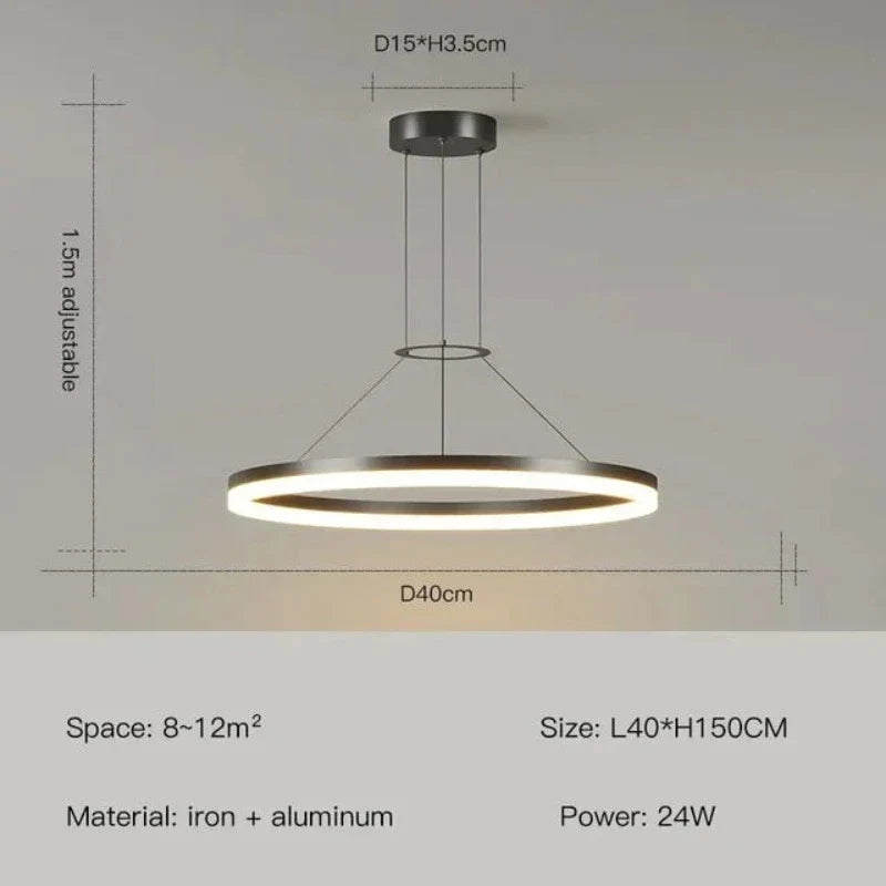 Chicradiance - slanke hanglamp