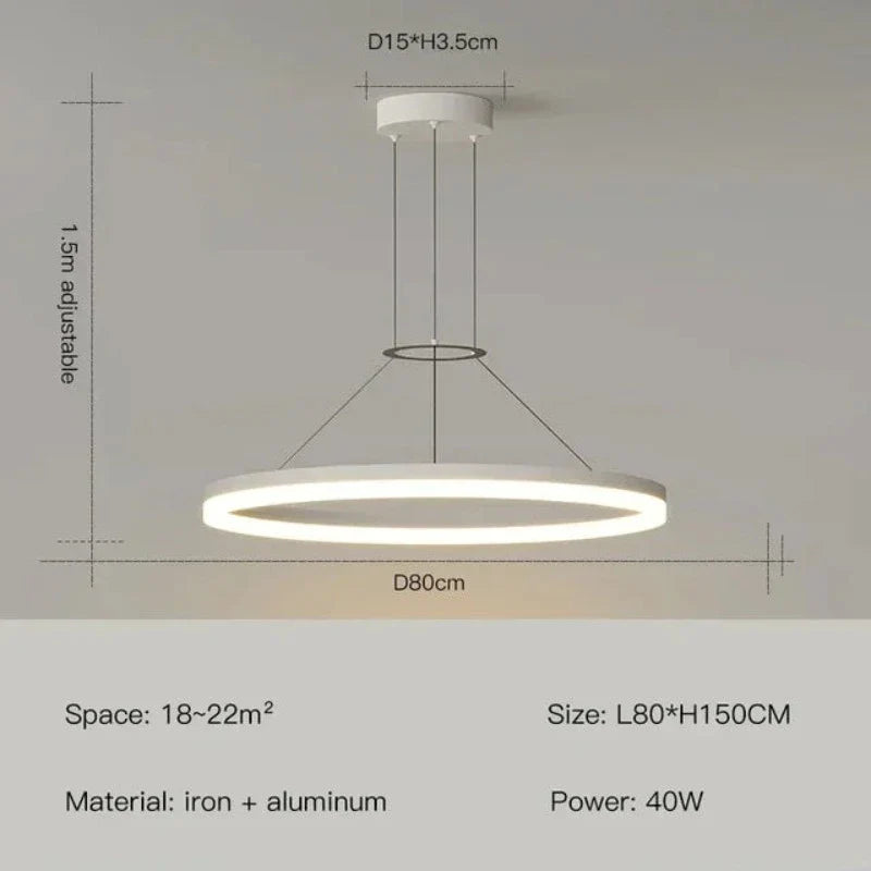 Chicradiance - slanke hanglamp