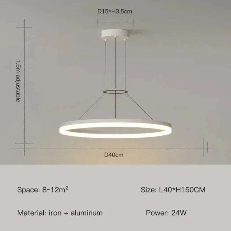 Chicradiance - slanke hanglamp