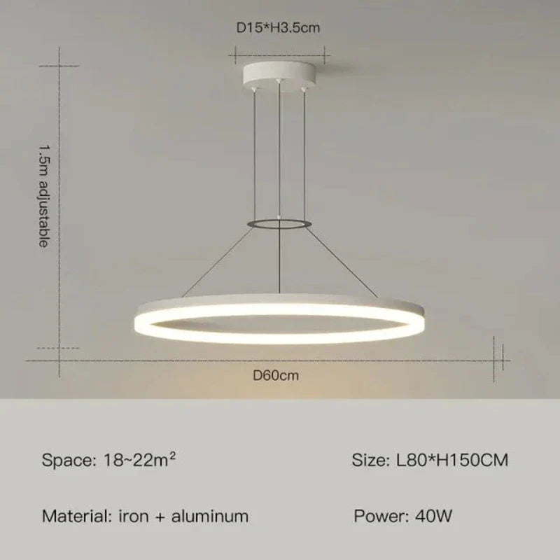Chicradiance - slanke hanglamp