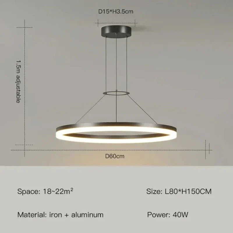 Chicradiance - slanke hanglamp
