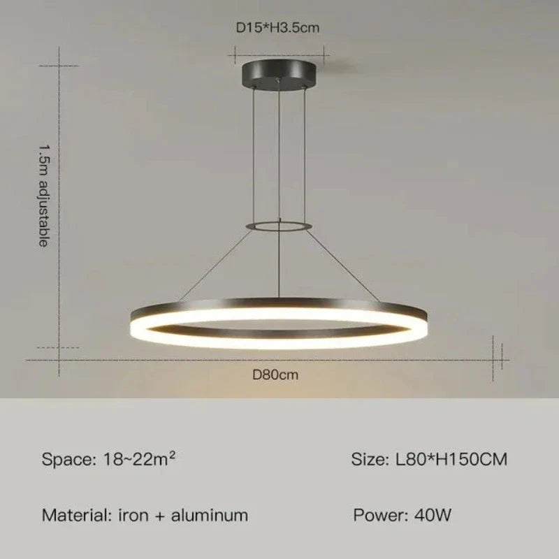 Chicradiance - slanke hanglamp