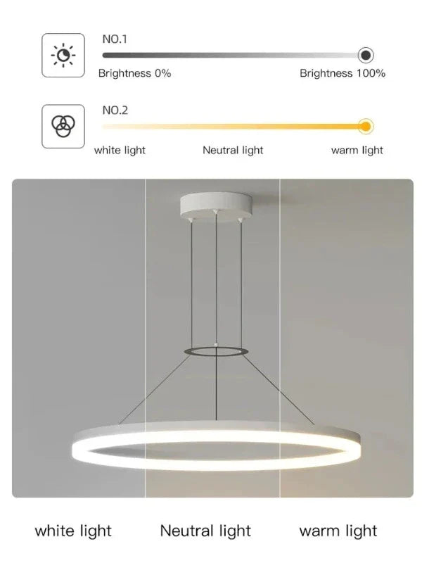 Chicradiance - slanke hanglamp