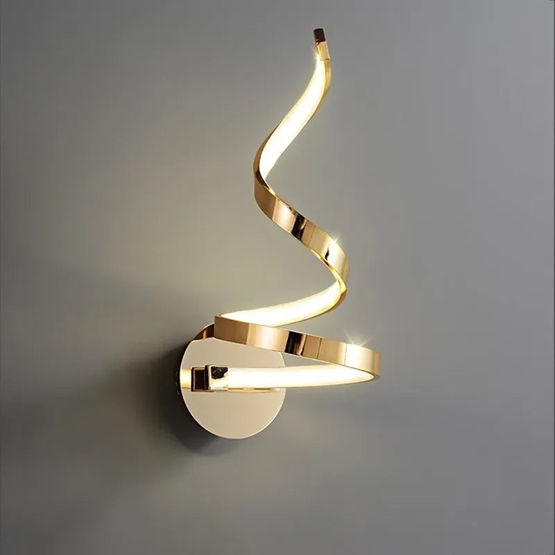 SpiralGlow - spiraalvormige led-wandlampen