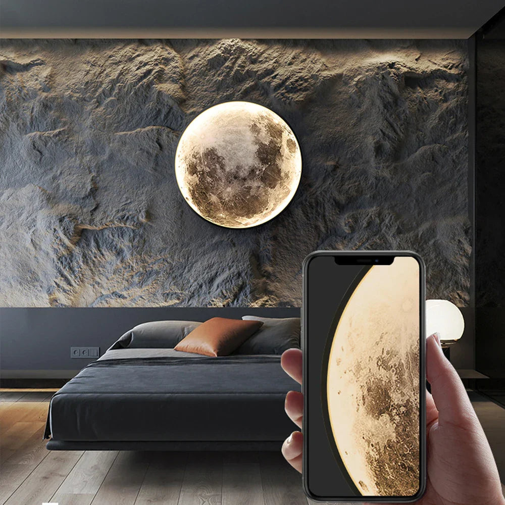 Lunalux - led maan wandlamp