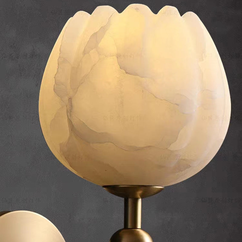 Marmerroos | elegante wandlamp met romantische flair
