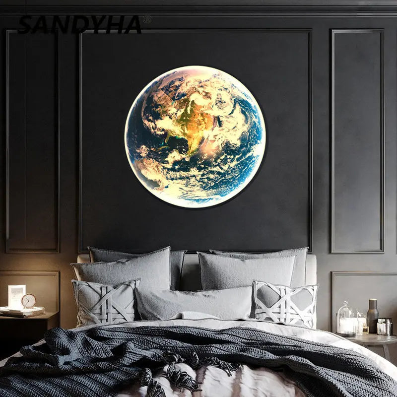 SereneShine - noordse maan wandlamp