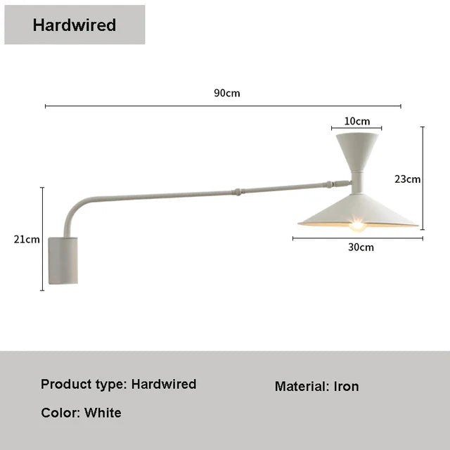 Pureflex - nordic swing wandlamp