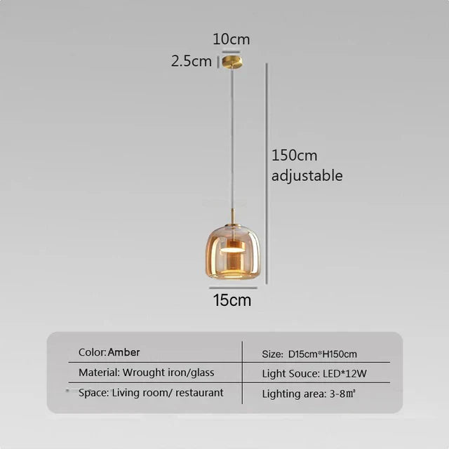 Clearaura - minimalistische glazen lamp