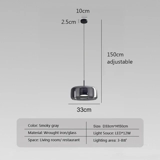 Clearaura - minimalistische glazen lamp