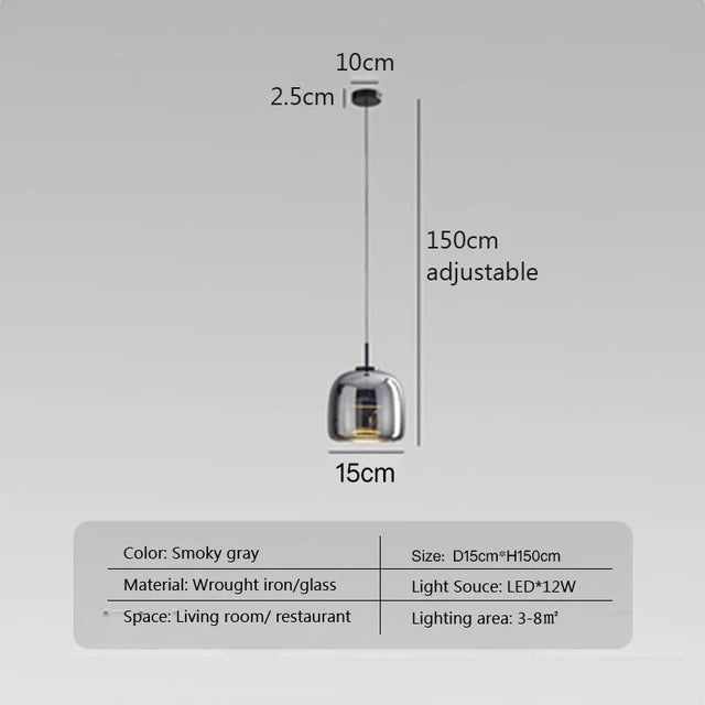 Clearaura - minimalistische glazen lamp