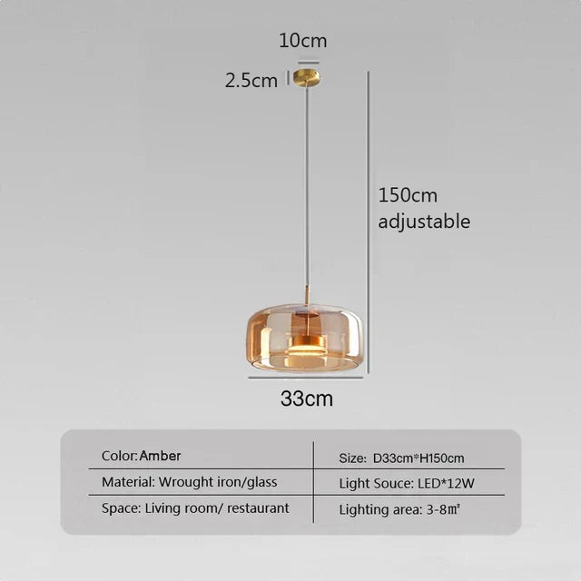 Clearaura - minimalistische glazen lamp
