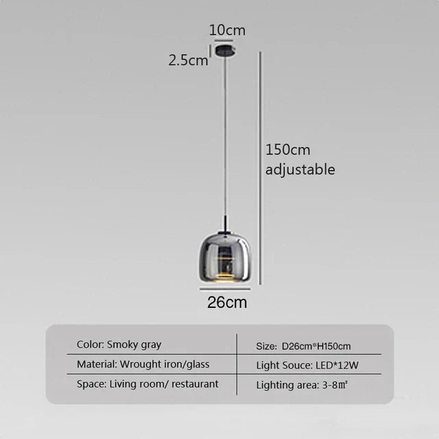 Clearaura - minimalistische glazen lamp