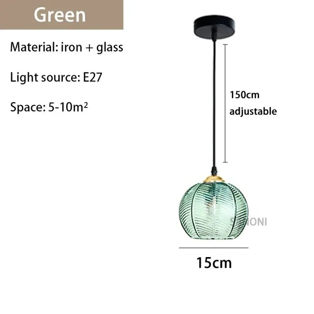 Glasssculpt - glazen kroonluchterlamp