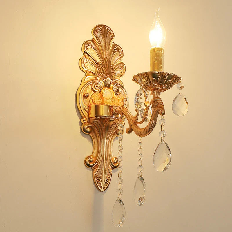 Luxeloft - kristallen wandlamp