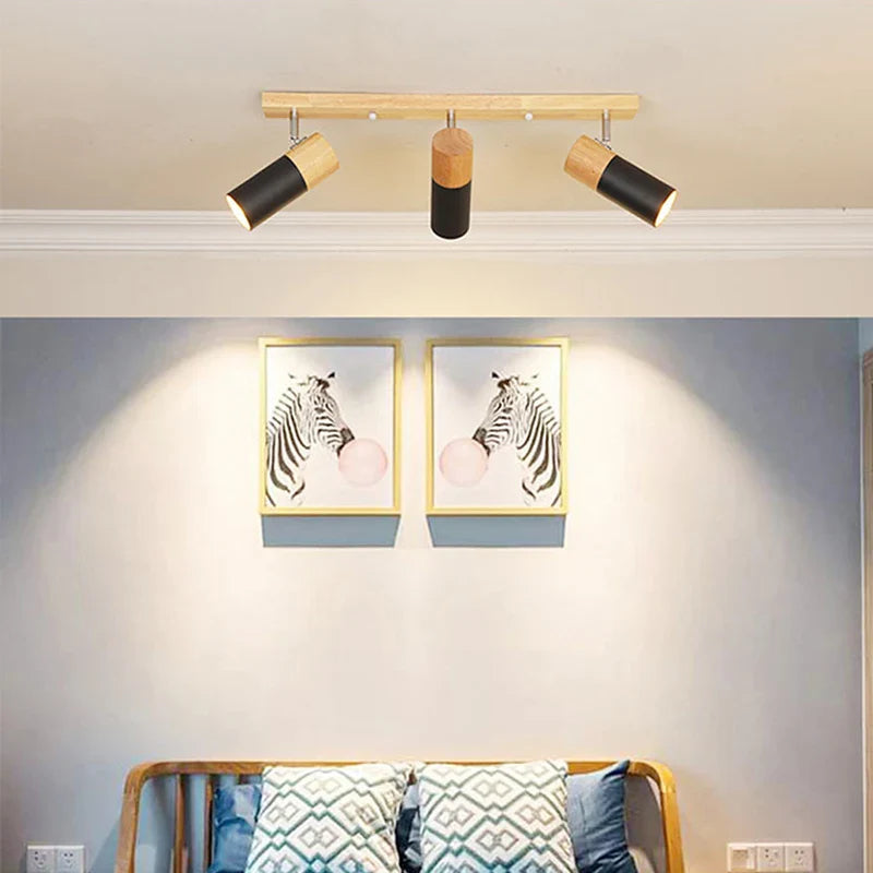SkyWood - scandinavische houten plafondlamp