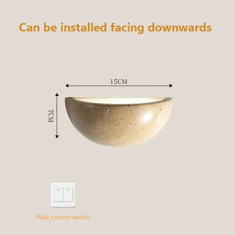 Polararc - stone art wandlamp