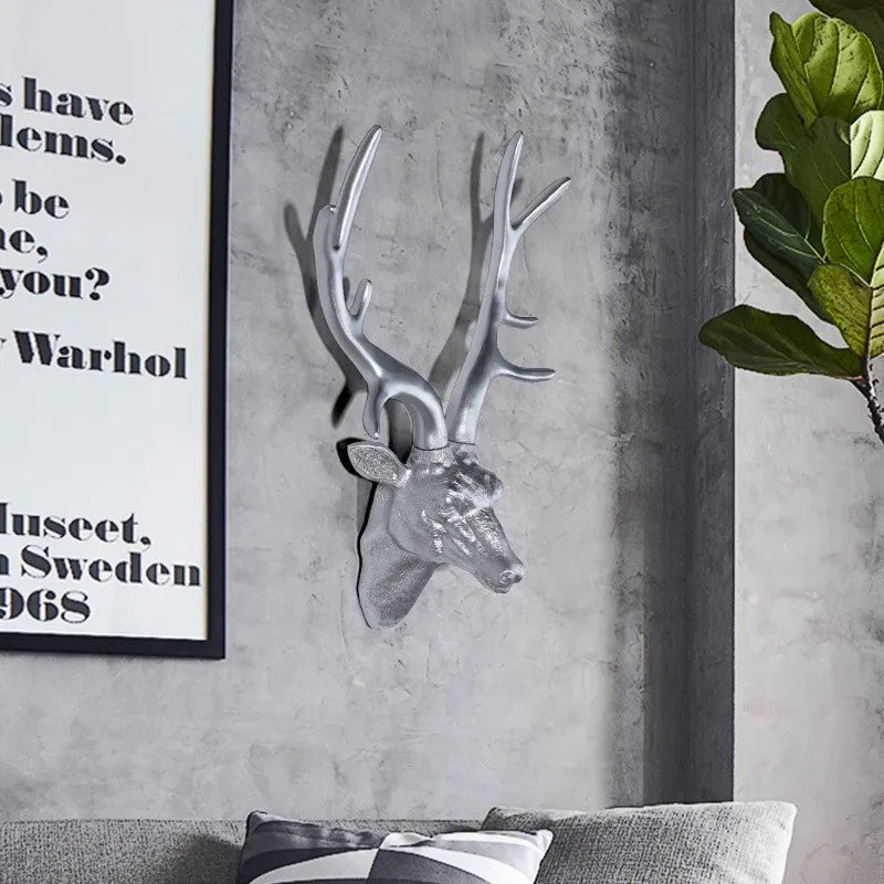 Rusticreindeer - hertenkop wanddecoratie