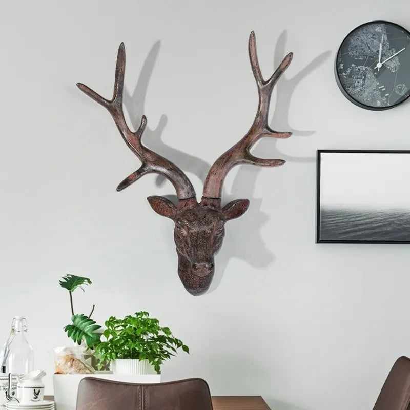 Rusticreindeer - hertenkop wanddecoratie