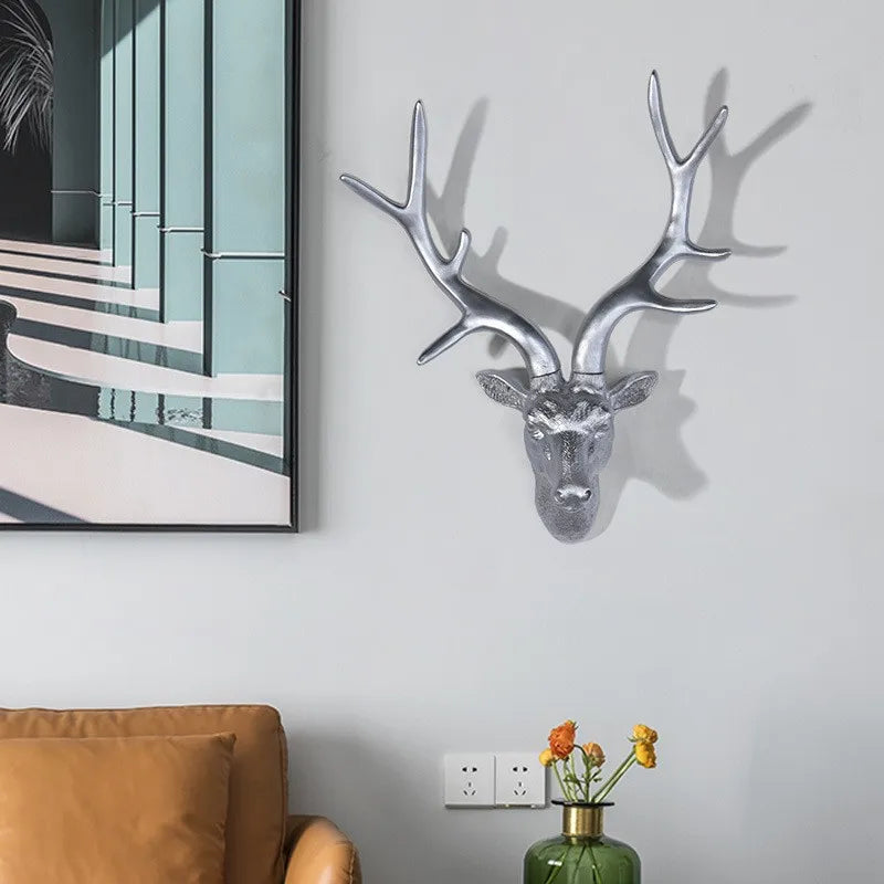 Rusticreindeer - hertenkop wanddecoratie