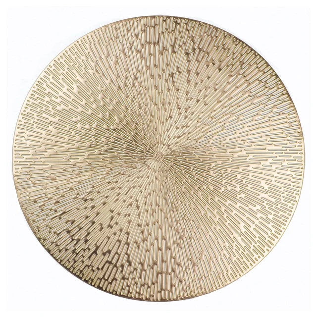 LuxuriousDining - metallic ronde placemats