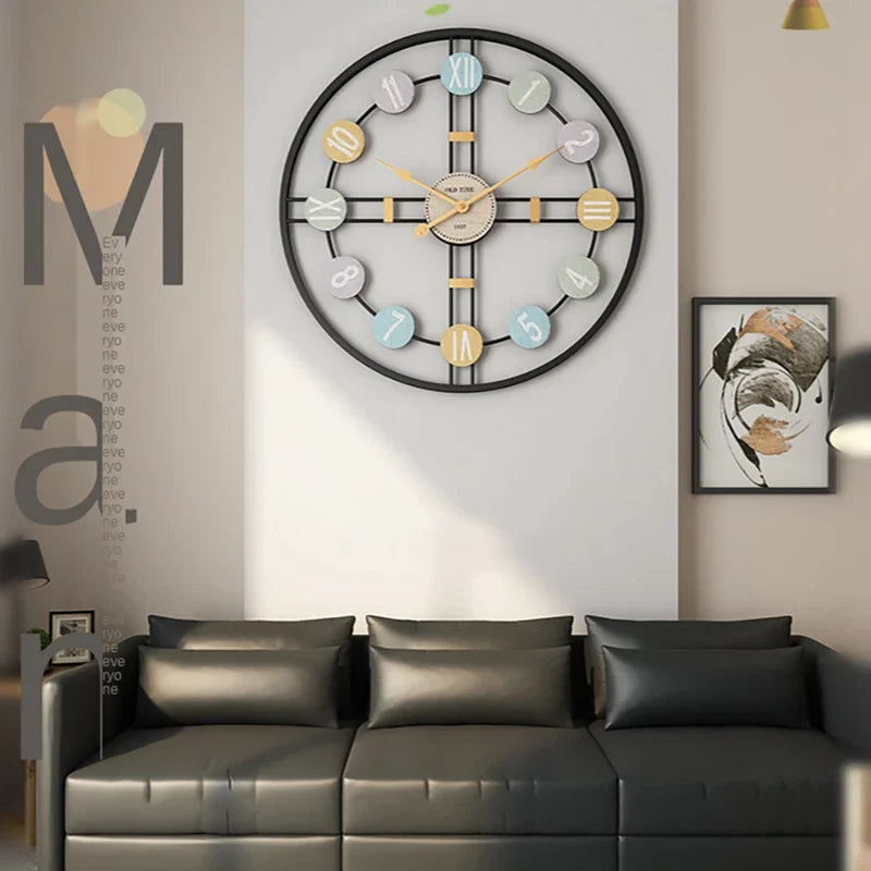 TimelessSteel | vintage grote wandklok