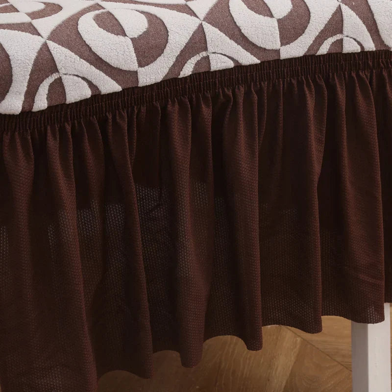 LuxRuffle | elastische stoelhoes met rok