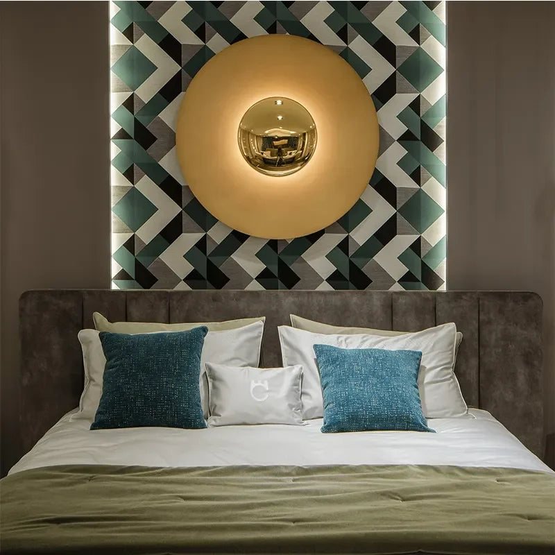 Moderne ronde wandlamp