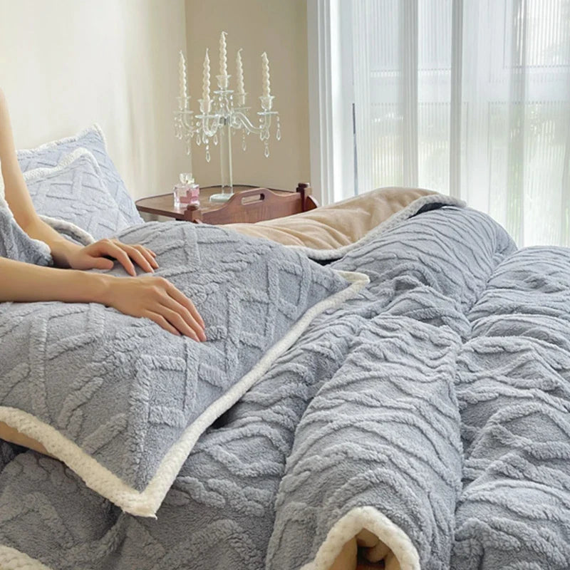 TafuVelvet | dubbellaags winterdeken voor extra warmte