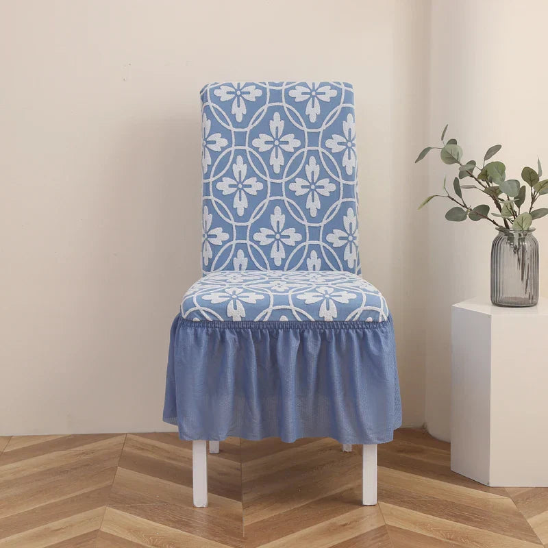 LuxRuffle | elastische stoelhoes met rok