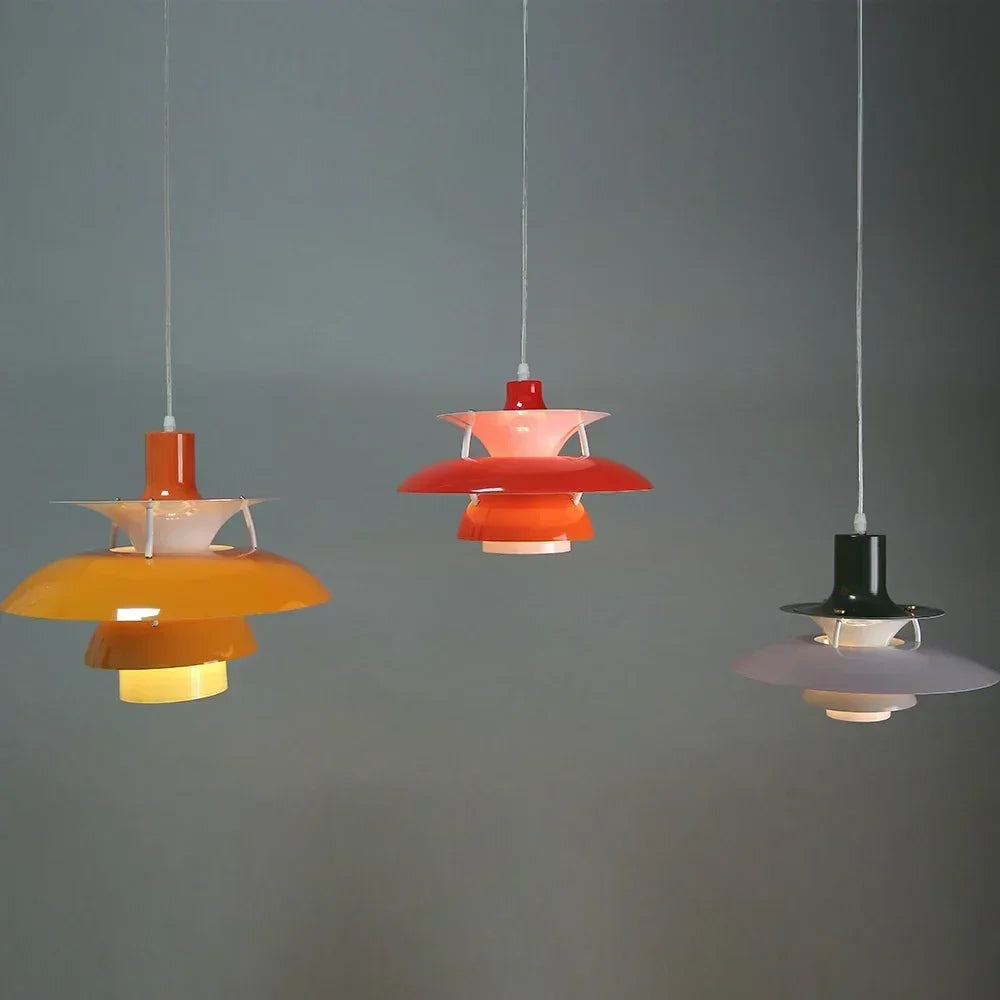 Danishglow | designer kroonluchter met lampenkap