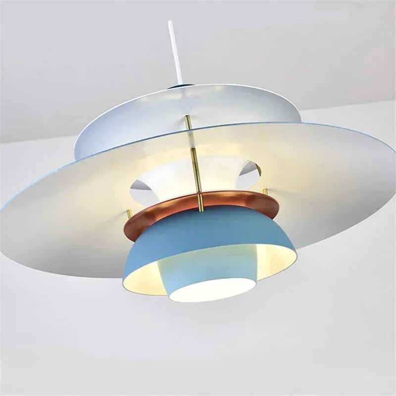 Danishglow | designer kroonluchter met lampenkap