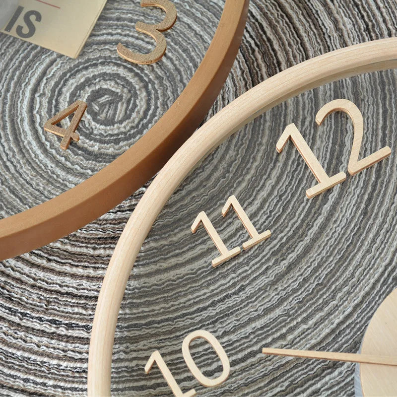 ClarityTime | transparante glazen wandklok