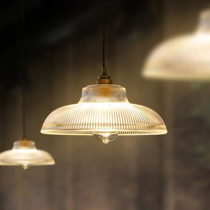 NostalgieGlow | retro glazen hanger voor tijdloze elegantie